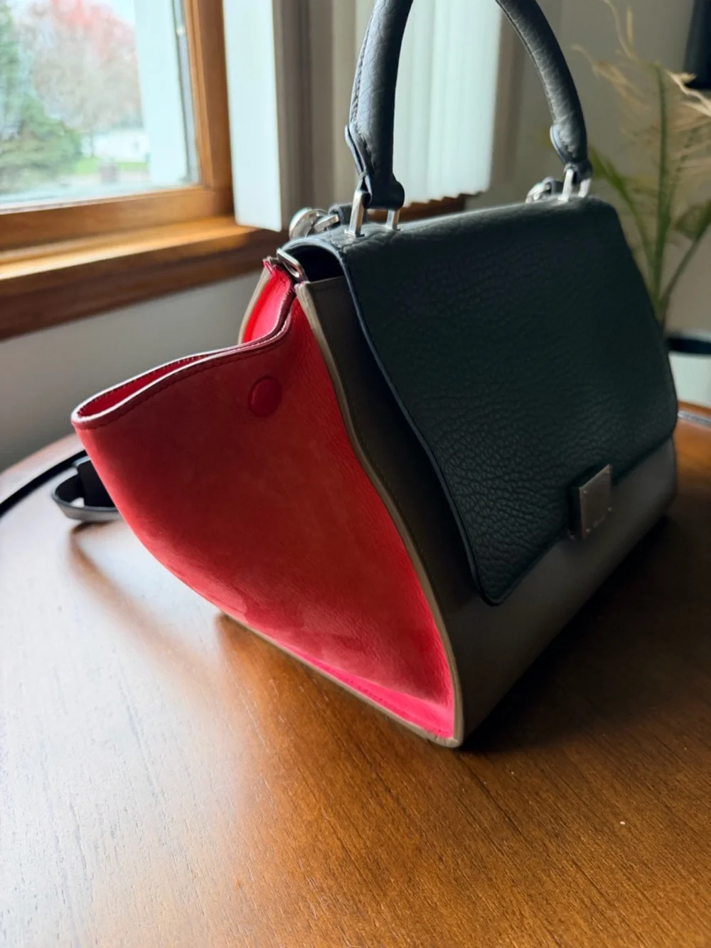 Celine Leather Shoulder Bags Trapeze Bag - Picture 3 of 6